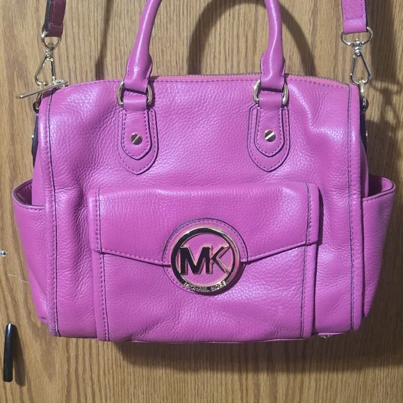 MICHAEL Michael Kors Pink Satchel Bag - Picture 13 of 13